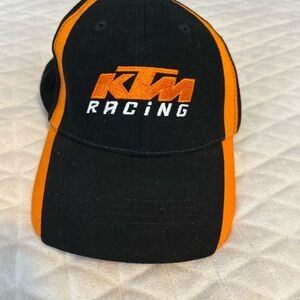 🔹KTM Racing Black and Orange Cap